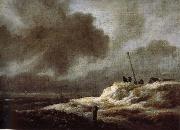 Jacob van Ruisdael View from the dunes to the sea oil
